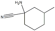 1-amino-3-methylcyclohexanecarbonitrile 구조식 이미지