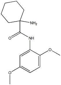 1-amino-N-(2,5-dimethoxyphenyl)cyclohexanecarboxamide Structure