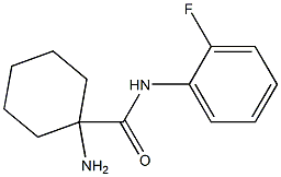 1-amino-N-(2-fluorophenyl)cyclohexanecarboxamide 구조식 이미지