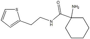 1-amino-N-(2-thien-2-ylethyl)cyclohexanecarboxamide 구조식 이미지