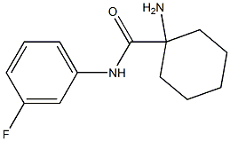 1-amino-N-(3-fluorophenyl)cyclohexanecarboxamide Structure