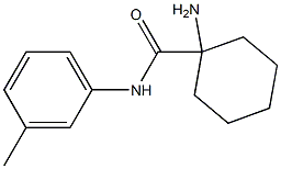 1-amino-N-(3-methylphenyl)cyclohexanecarboxamide 구조식 이미지
