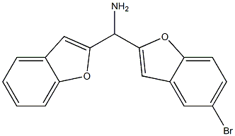 1-benzofuran-2-yl(5-bromo-1-benzofuran-2-yl)methanamine Structure