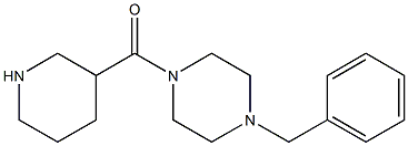 1-benzyl-4-(piperidin-3-ylcarbonyl)piperazine 구조식 이미지