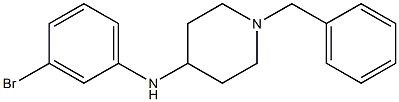 1-benzyl-N-(3-bromophenyl)piperidin-4-amine Structure