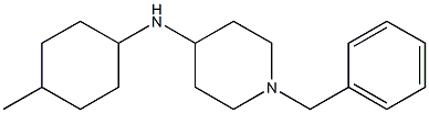 1-benzyl-N-(4-methylcyclohexyl)piperidin-4-amine 구조식 이미지