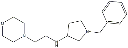 1-benzyl-N-[2-(morpholin-4-yl)ethyl]pyrrolidin-3-amine 구조식 이미지