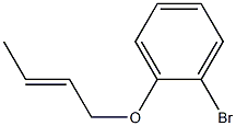 1-bromo-2-[(2E)-but-2-enyloxy]benzene 구조식 이미지