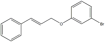 1-bromo-3-[(3-phenylprop-2-en-1-yl)oxy]benzene Structure