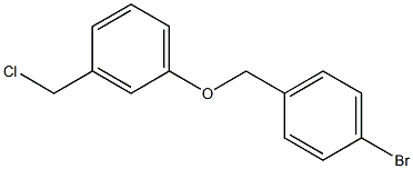 1-bromo-4-[3-(chloromethyl)phenoxymethyl]benzene 구조식 이미지
