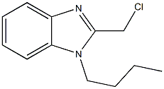 1-butyl-2-(chloromethyl)-1H-1,3-benzodiazole 구조식 이미지