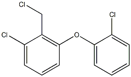 1-chloro-2-(chloromethyl)-3-(2-chlorophenoxy)benzene 구조식 이미지