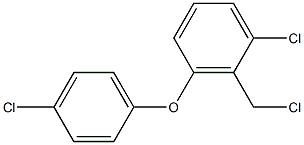 1-chloro-2-(chloromethyl)-3-(4-chlorophenoxy)benzene Structure