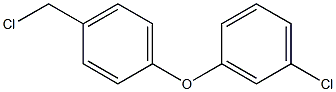 1-chloro-3-[4-(chloromethyl)phenoxy]benzene Structure