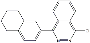 1-chloro-4-(5,6,7,8-tetrahydronaphthalen-2-yl)phthalazine 구조식 이미지