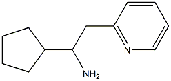 1-cyclopentyl-2-(pyridin-2-yl)ethan-1-amine Structure