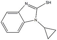 1-cyclopropyl-1H-1,3-benzodiazole-2-thiol Structure