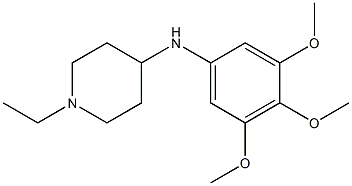 1-ethyl-N-(3,4,5-trimethoxyphenyl)piperidin-4-amine 구조식 이미지
