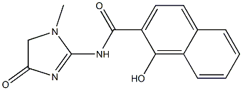 1-hydroxy-N-(1-methyl-4-oxo-4,5-dihydro-1H-imidazol-2-yl)naphthalene-2-carboxamide Structure