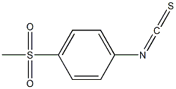 1-isothiocyanato-4-methanesulfonylbenzene Structure