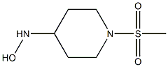 1-methanesulfonylpiperidine-4-hydroxylamine 구조식 이미지