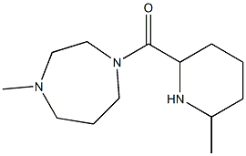 1-methyl-4-[(6-methylpiperidin-2-yl)carbonyl]-1,4-diazepane Structure