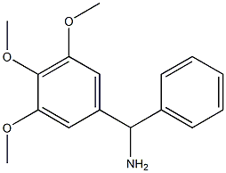 1-phenyl-1-(3,4,5-trimethoxyphenyl)methanamine Structure