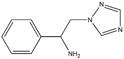 1-phenyl-2-(1H-1,2,4-triazol-1-yl)ethanamine 구조식 이미지