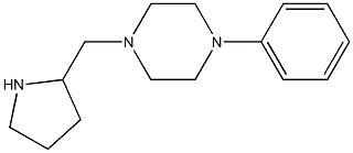 1-phenyl-4-(pyrrolidin-2-ylmethyl)piperazine Structure