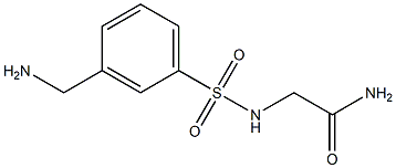 2-({[3-(aminomethyl)phenyl]sulfonyl}amino)acetamide Structure