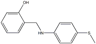 2-({[4-(methylsulfanyl)phenyl]amino}methyl)phenol 구조식 이미지