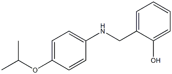 2-({[4-(propan-2-yloxy)phenyl]amino}methyl)phenol 구조식 이미지