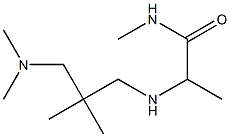 2-({2-[(dimethylamino)methyl]-2-methylpropyl}amino)-N-methylpropanamide 구조식 이미지