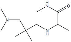 2-({2-[(dimethylamino)methyl]-2-methylpropyl}amino)-N-methylpropanamide Structure