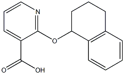 2-(1,2,3,4-tetrahydronaphthalen-1-yloxy)pyridine-3-carboxylic acid Structure