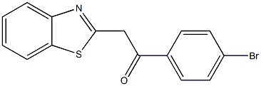 2-(1,3-benzothiazol-2-yl)-1-(4-bromophenyl)ethan-1-one Structure