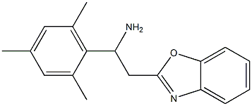 2-(1,3-benzoxazol-2-yl)-1-(2,4,6-trimethylphenyl)ethan-1-amine Structure