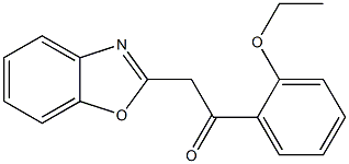 2-(1,3-benzoxazol-2-yl)-1-(2-ethoxyphenyl)ethan-1-one 구조식 이미지