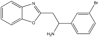 2-(1,3-benzoxazol-2-yl)-1-(3-bromophenyl)ethan-1-amine 구조식 이미지