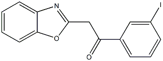 2-(1,3-benzoxazol-2-yl)-1-(3-iodophenyl)ethan-1-one Structure