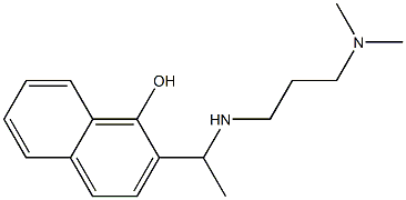 2-(1-{[3-(dimethylamino)propyl]amino}ethyl)naphthalen-1-ol 구조식 이미지