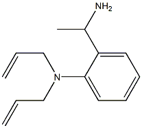 2-(1-aminoethyl)-N,N-bis(prop-2-en-1-yl)aniline 구조식 이미지