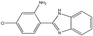 2-(1H-1,3-benzodiazol-2-yl)-5-chloroaniline 구조식 이미지