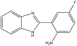 2-(1H-benzimidazol-2-yl)-4-fluoroaniline Structure