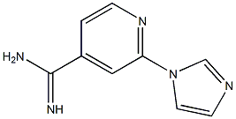 2-(1H-imidazol-1-yl)pyridine-4-carboximidamide 구조식 이미지