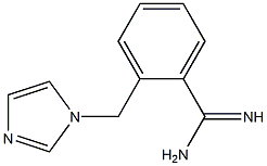 2-(1H-imidazol-1-ylmethyl)benzenecarboximidamide 구조식 이미지