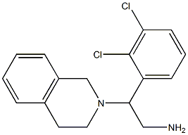 2-(2,3-dichlorophenyl)-2-(1,2,3,4-tetrahydroisoquinolin-2-yl)ethan-1-amine Structure