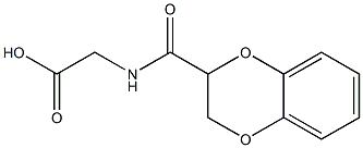 2-(2,3-dihydro-1,4-benzodioxin-2-ylformamido)acetic acid 구조식 이미지