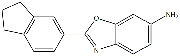 2-(2,3-dihydro-1H-inden-5-yl)-1,3-benzoxazol-6-amine Structure