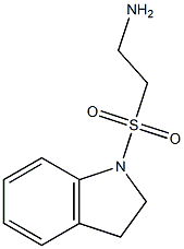2-(2,3-dihydro-1H-indol-1-ylsulfonyl)ethanamine Structure